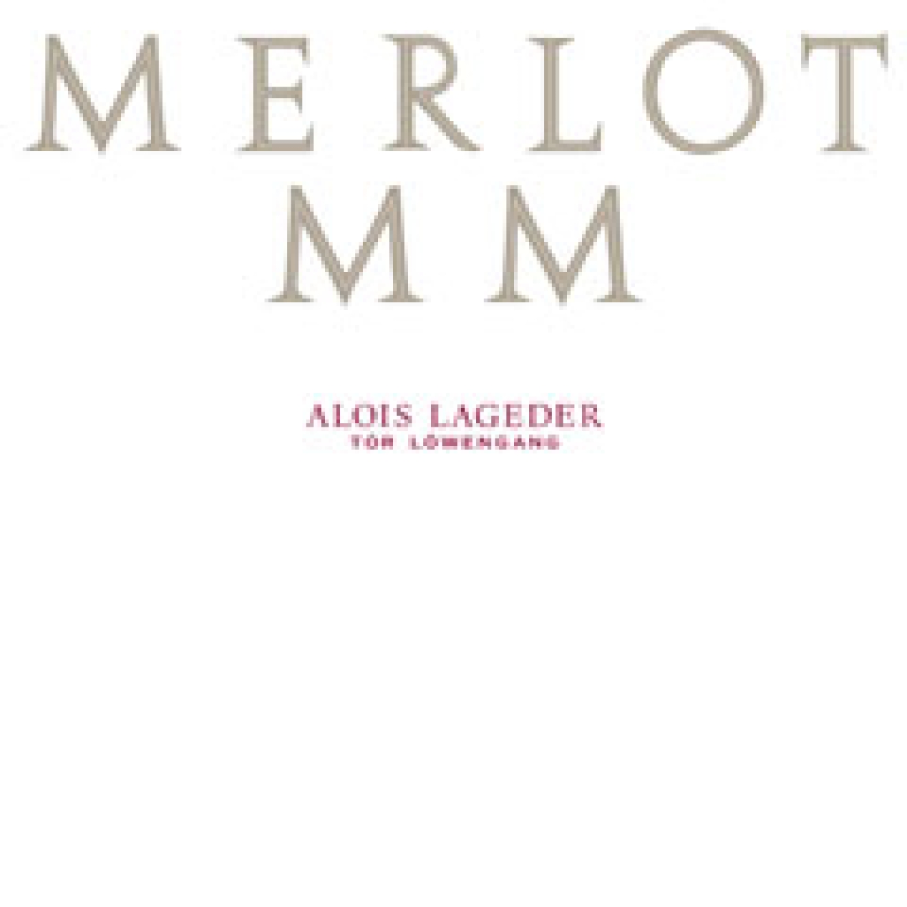 2003 Merlot "MMIII" - Alois Lageder